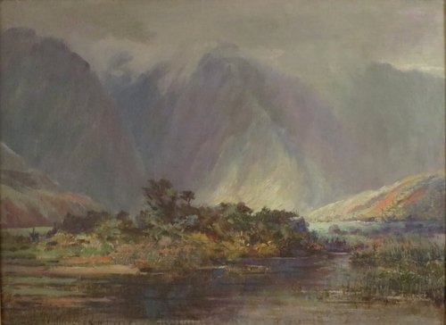 Koolau Cliffs, Oahu, 1913, D. Howard Hitchcock