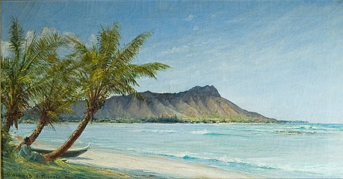 Waikiki Beach in Sunlight, 1896, D. Howard Hitchcock