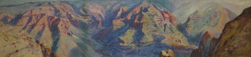 Panorama of Waimea Canyon, 1907, D. Howard Hitchcock