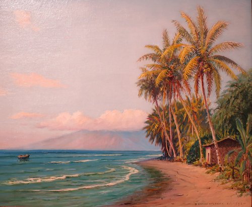 Lahaina Beach - West Maui, 1932, D. Howard Hitchcock
