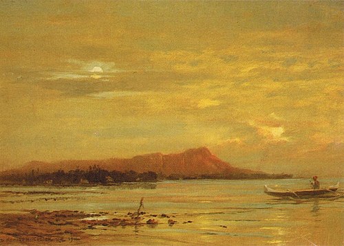 Moon and Stars over Diamond Head, 1914, D. Howard Hitchcock