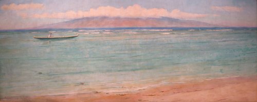 Lanai from Lahaina, Maui, 1930, D. Howard Hitchcock