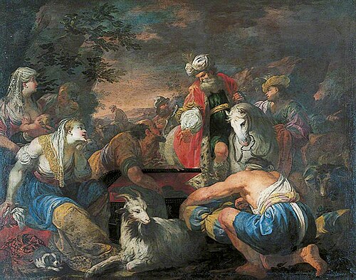 Laban Seeking His Idols, , Antonio Bellucci