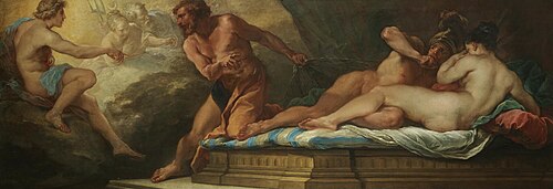 Mars and Venus Entrapped by Vulcan, , Antonio Bellucci