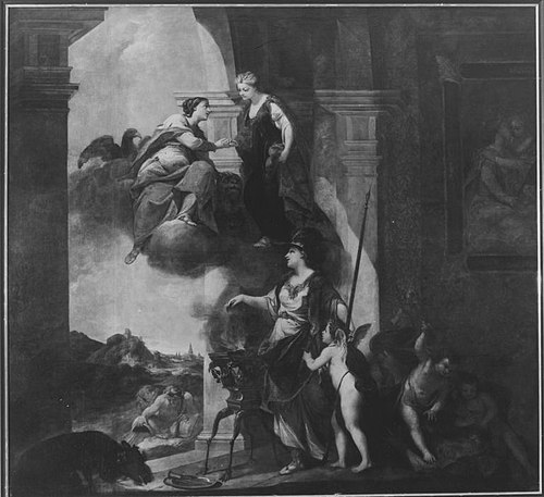 Minerva von Hymen Begleitet, 1690, Antonio Bellucci