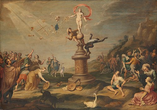 The Goddess Fortuna Bestowing her Gifts, 1650, Simon Floquet