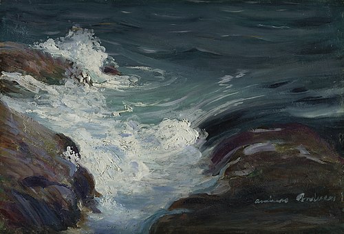 Surge of the Sea, 1900, Andreas Martin Andersen