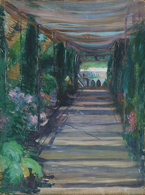 Pergola, Green Hill, 1900, Andreas Martin Andersen