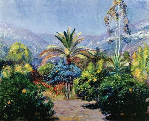 California garden, 1890, Andreas Martin Andersen