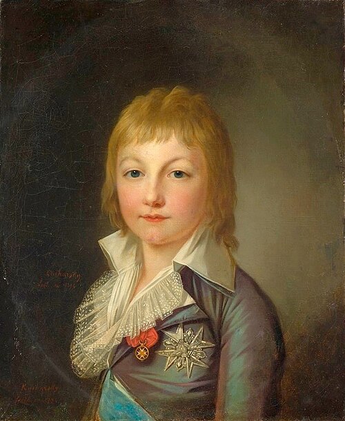 Portrait de Louis XVII (1785-1795)., 1794, Alexandre Kucharski