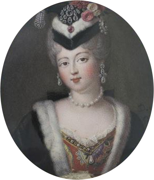 Portrait de Mademoiselle de Charolais, , Dietrich Andre