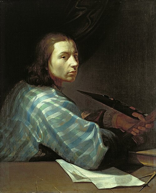 Self-portrait, 1727, Dietrich Ernst Andreae