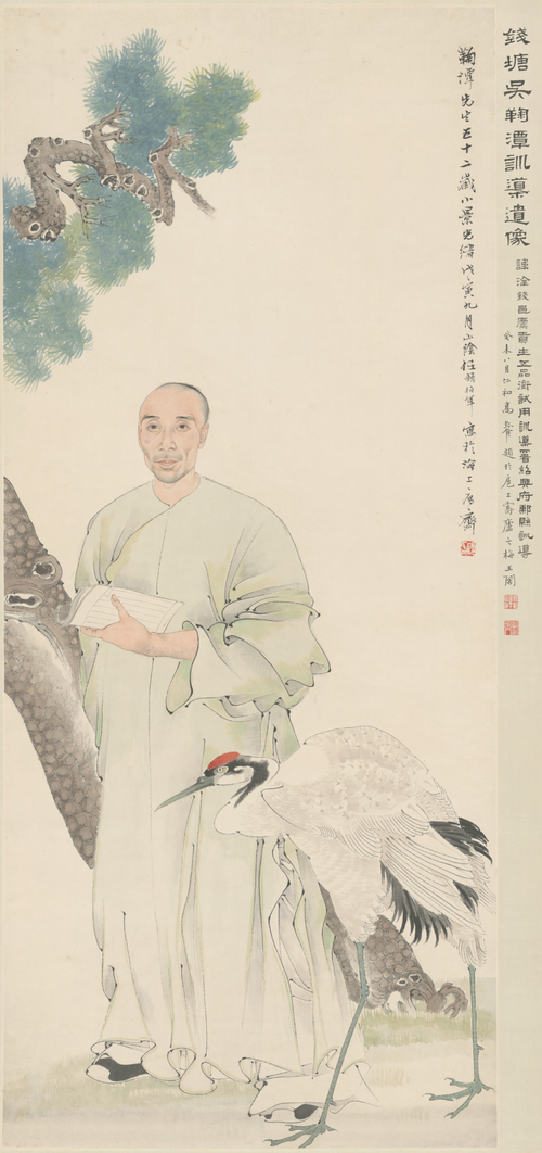 任颐画吴淦像轴, , Ren Yi