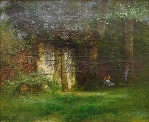 Vieille porte à Sassenage, 1900, Diodore Rahoult