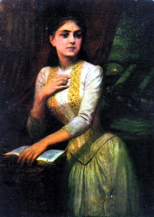 Portrait of Iulia Hasdeu, 1889, Diogene Ulyssee Napoleon Maill