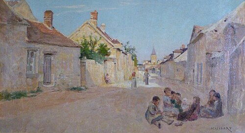 Une rue de Rieux, , Diogène Maillart