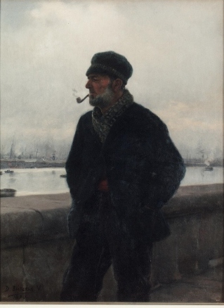 Retrato de un botero en la Barceloneta, 1890, Dionisio Baixeras Verdaguer