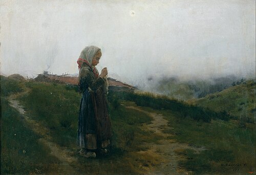 Knitting, 1888, Dionisio Baixeras Verdaguer