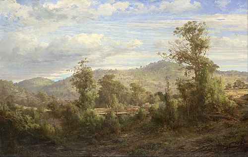 Between Tallarook and Yea, 1880, Louis Buvelot