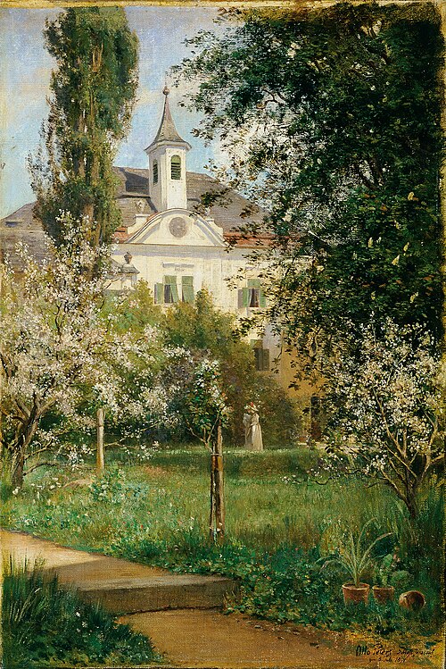 Château de Gerasdorf bei Wien, 1891, Otto Seraphim Peters