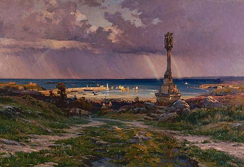 Après l'orage à Portrieux, 1894, Henri Saintin