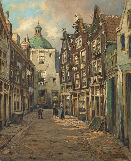 Zwartebijlsteeg, 1880, Jan Geerard Smits