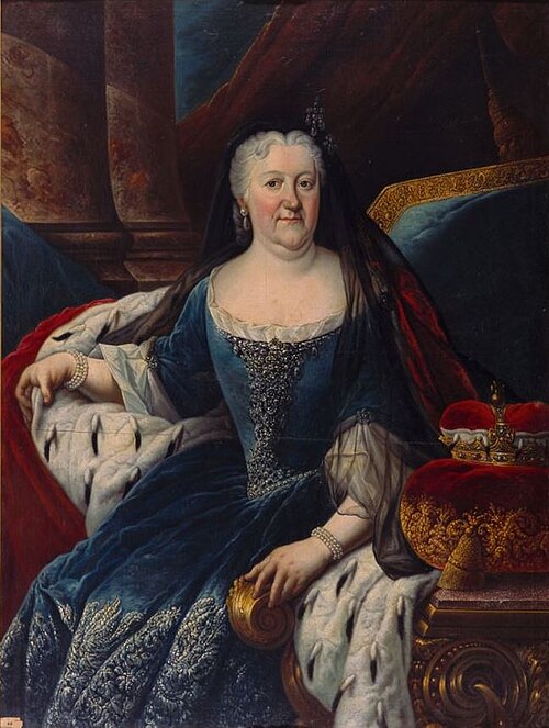 Princess Christina Louise of Oettingen-Oettingen, 1748, Johann Conrad Eichler