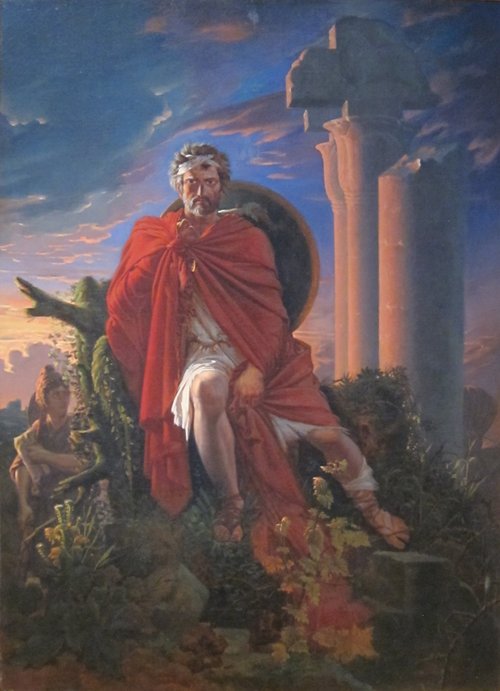 Marius méditant sur les ruines de Carthage, 1807, Pierre-Nolasque Bergeret