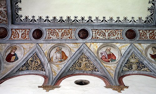 Abbazia di Pontida - Frescos by the Marinoni, , Antonio Marinoni