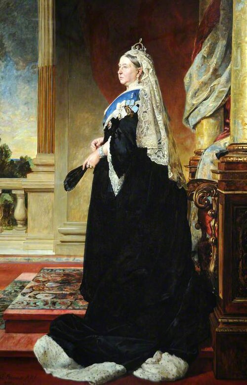 Queen Victoria (1819–1901) (after Heinrich von Angeli), 1887, Valentine Cameron Prinsep