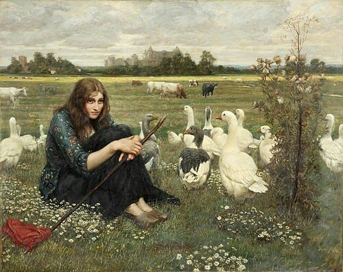 The Goose Girl, 1900, Valentine Cameron Prinsep