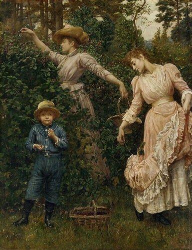 Among the Brambles, 1890, Valentine Cameron Prinsep