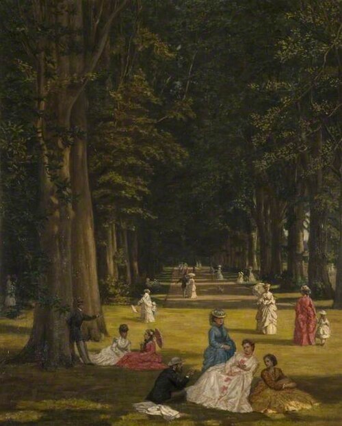 The Avenue, Wildernesse, Kent, 1880, Valentine Cameron Prinsep