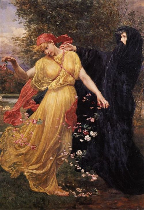 At the First Touch of Winter, Summer Fades Away, 1897, Valentine Cameron Prinsep