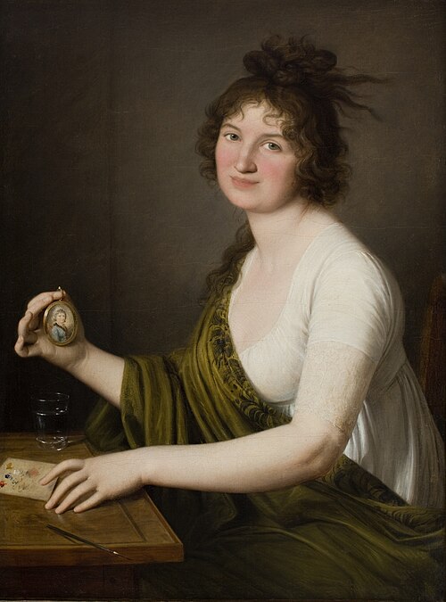 Portrait of Waleria Tarnowska née Stroynowska (1782–1849), Wife of Jan Feliks Tarnowski from 1800, 1805, Domenico Del Frate