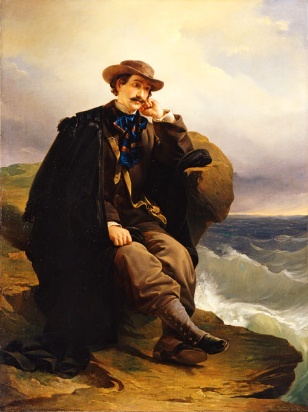 Aleardo Aleardi, 1850, Domenico Induno