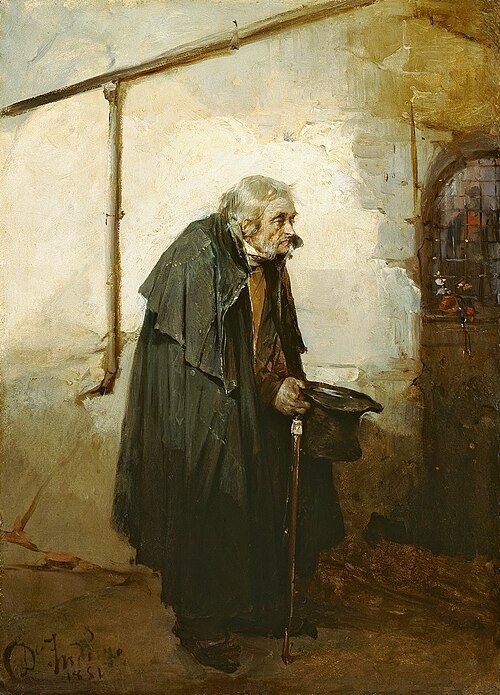 A tribute to the Madonna, 1851, Domenico Induno