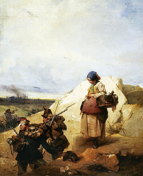 The female sutler (1852), 1852, Domenico Induno