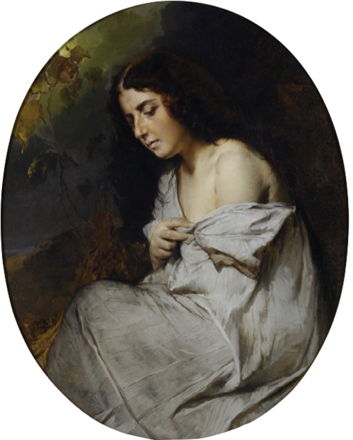 My model, 1856, Domenico Induno
