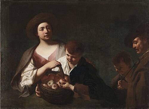 The Fruitseller, 1765, Domenico Maggiotto
