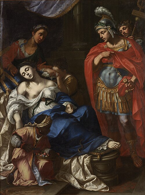 The Death of Cleopatra, 1720, Domenico Maria Muratori