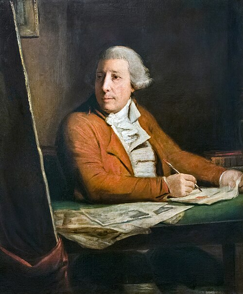 Portrait du graveur Francesco Bartolozzi, 1794, Domenico Pellegrini