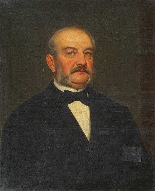 Minister Josef Lasser, Freiherr von Zollheim, 1877, August Georg Mayer