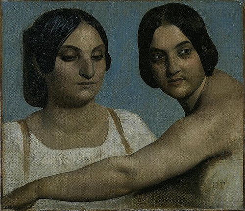 Deux femmes italiennes, 1840, Dominique Papety