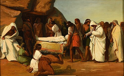Scène de funérailles, 1850, Dominique Papety