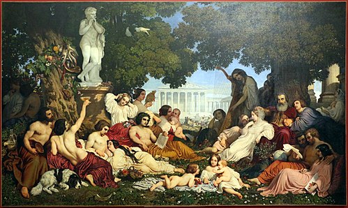 Rêve de bonheur, 1831, Dominique Papety