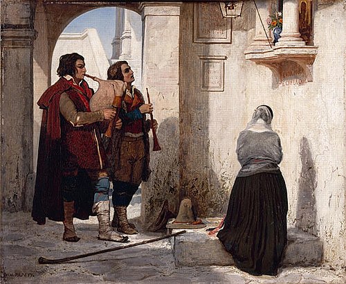 Prière à la Madone, 1849, Dominique Papety