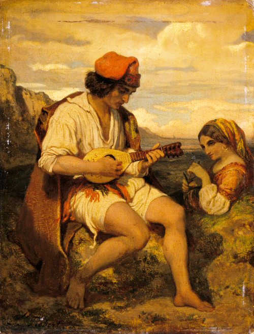 Pêcheur napolitain., 1844, Dominique Papety