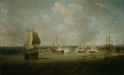 The Capture of Havana by the English Squadron, 1762, Dominique Serres