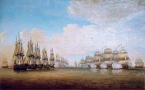 The Action off Sadras, 1782, Dominique Serres